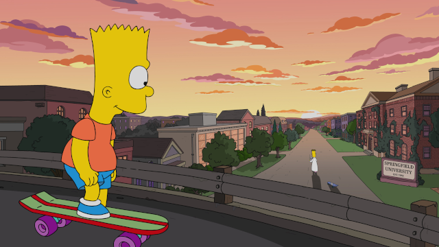Click to watch 'Barts Brain' (popup) The Simpsons